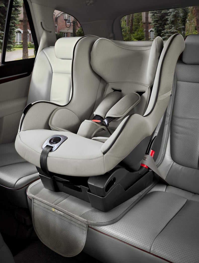 Tike Smart Premium Car Seat Protector (Gray (Grey), High Back) - Image 4