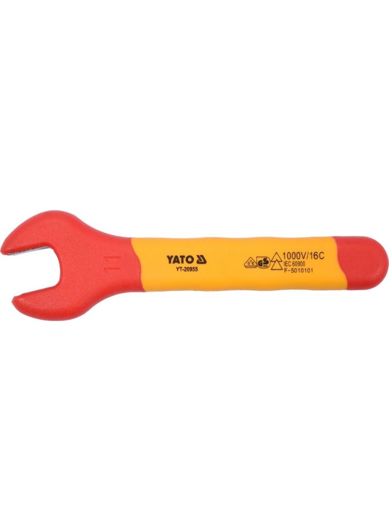 YATO Insulated Open End Wrench 11mm VDE-1000V YT-20955