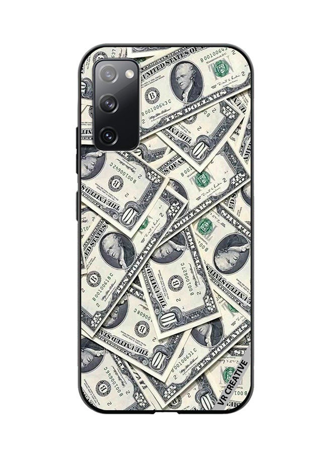 VR CREATIVE Protective Case Cover For Samsung Galaxy S20 FE 5G Money Design Multicolour - Image 1