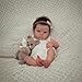 Wamdoll 19Inches Hand Rooted Hair Anatomically Correct Realistic Reborn Baby Dolls Crafted in Vinyl Full Body Lifelike Newborn Doll Washable for Girl - Image 2