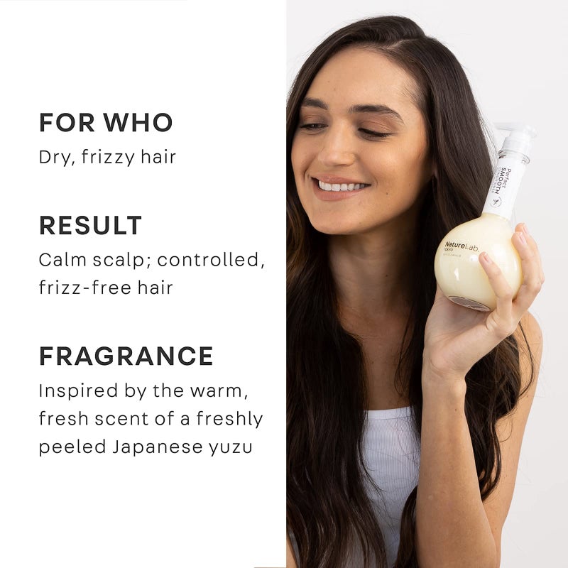 NatureLab. TOKYO NatureLab.TOKYO Perfect Smooth Conditioner: Lightweight Moisturizing Conditioner for Smoother Frizz-Free Hair I 11.5 FL OZ / 340ml - Image 2