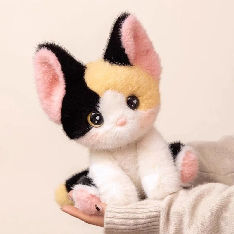 Y&D Cute Cat Anime Plush Toy – Soft Kitten Stuffed Animal with Logo, Cozy Comforter for Kids, Perfect Gift for Boys and Girls - Image 2