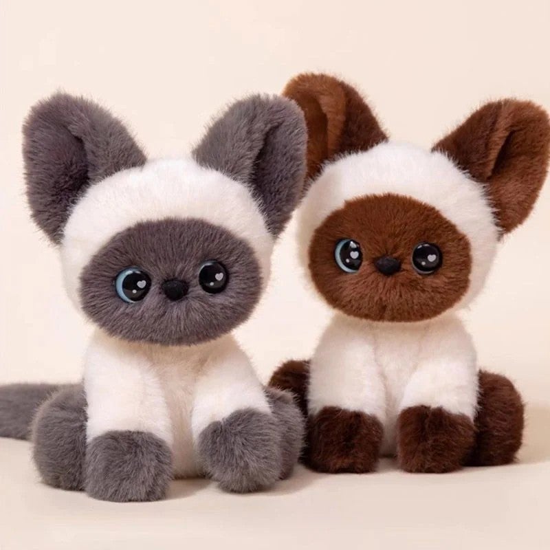 Y&D Cute Cat Anime Plush Toy – Soft Kitten Stuffed Animal with Logo, Cozy Comforter for Kids, Perfect Gift for Boys and Girls - Image 5