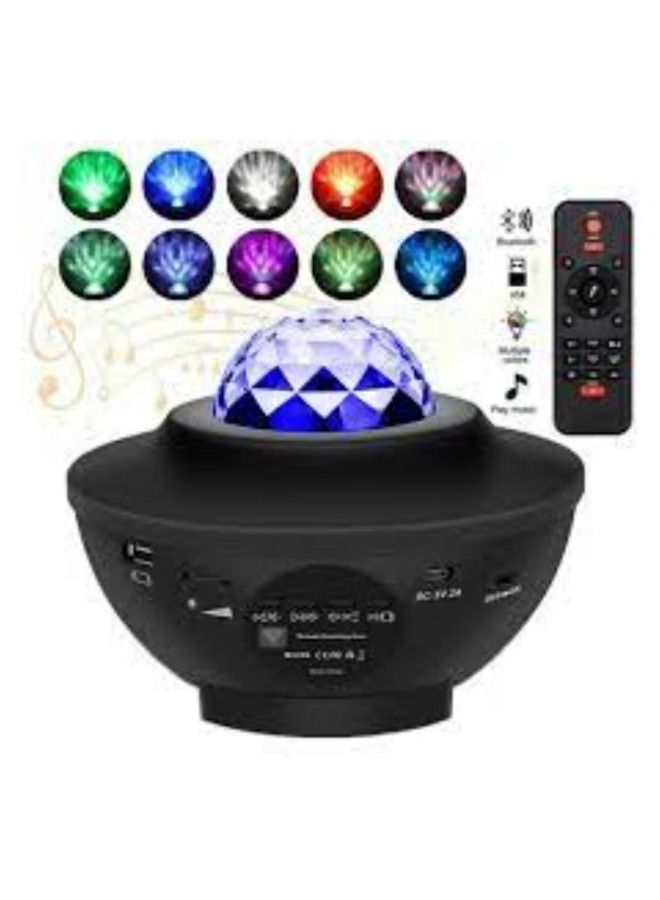 Bluetooth Star Projector Table Lamp with Remote - Image 2