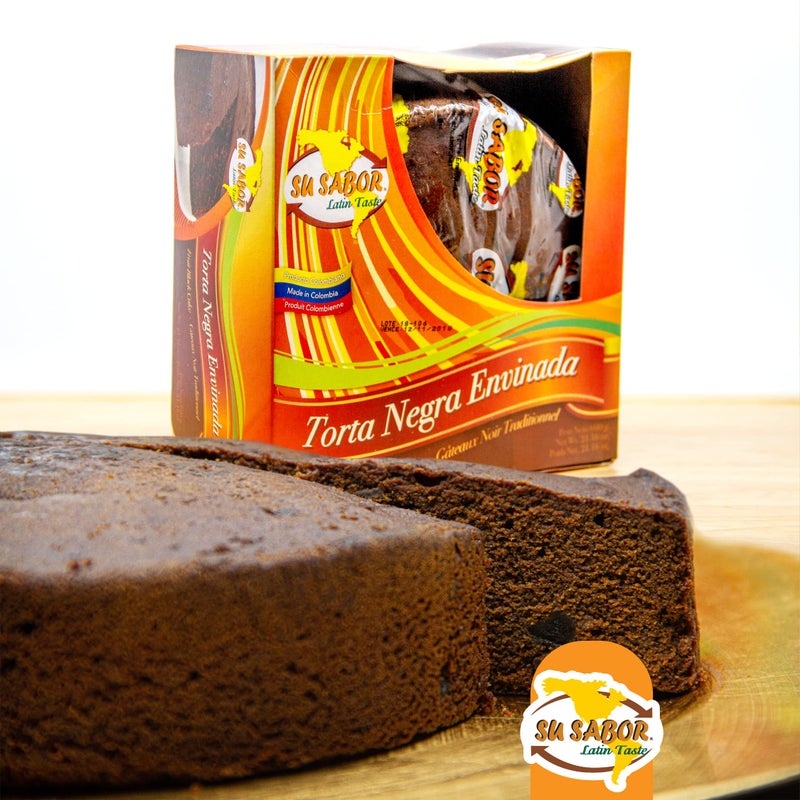 Su Sabor Black Fruit Cake Torta Negra Envinada (21.16 oz) - Image 1