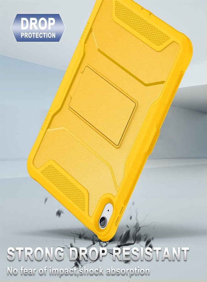 Soke Case for iPad (A16) 11th Generation 11-inch 2025, iPad 10th Generation 10.9-inch 2022, with Built-in Screen Protector and Kickstand, Rugged Full Body Protective Cover - Yellow - Image 5