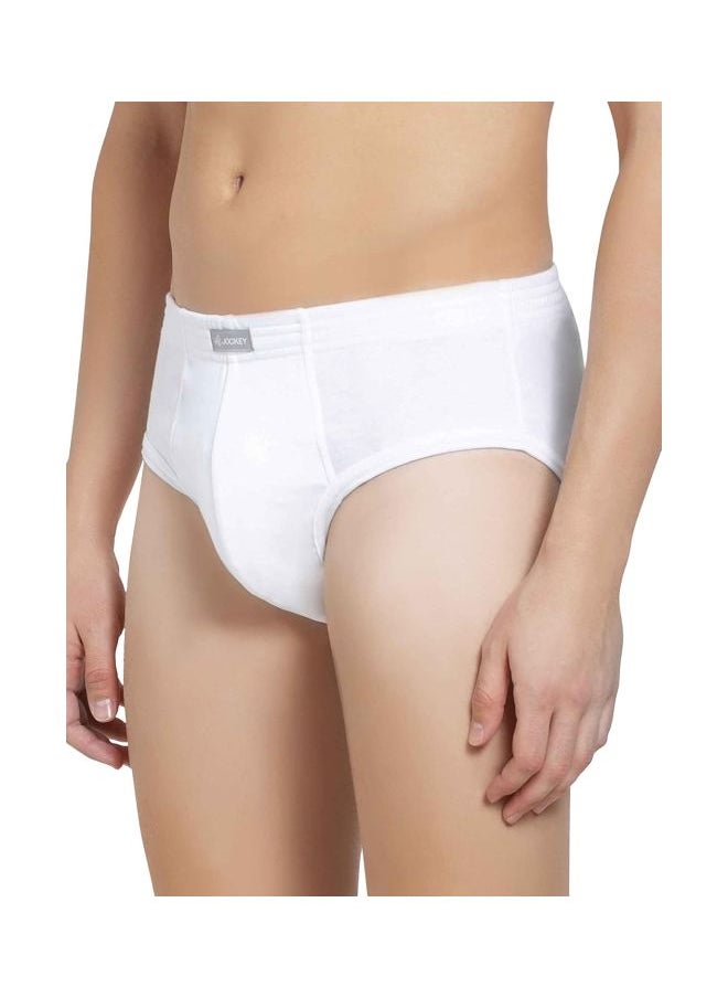 JOCKEY - Jockey 1009 Men Super Combed Cotton Rib Solid Brief with Stay Fresh Properties Pack of 2 - Image 1