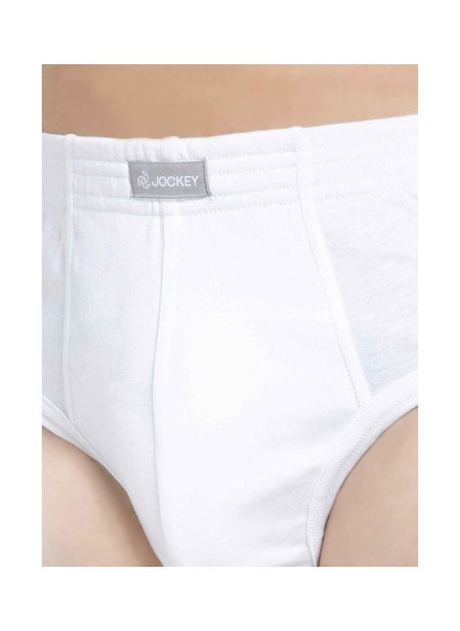 JOCKEY - Jockey 1009 Men Super Combed Cotton Rib Solid Brief with Stay Fresh Properties Pack of 2 - Image 1