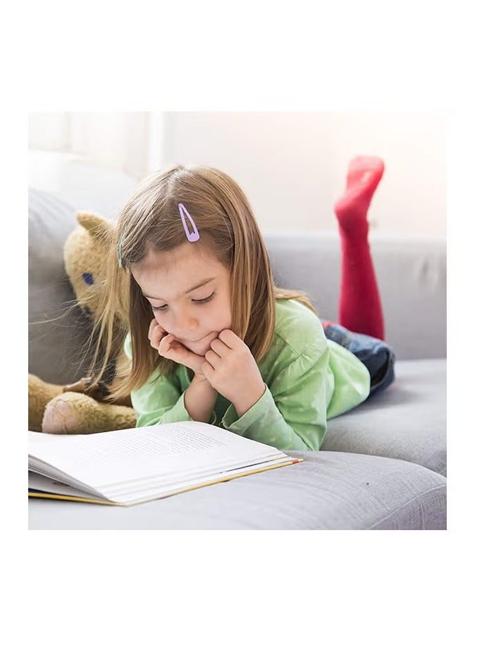 مشابك شعر سناب من 12 قطعة متعددة الألوان 2 بوصة - Image 2