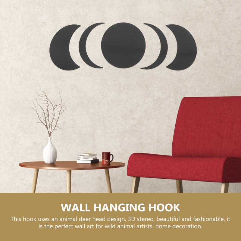 5Pcs Design Mirror Living Room Bedroom Bathroom Wall Decorations - Image 4