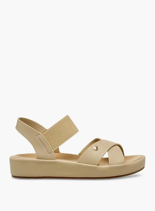 Flora Bella By Shoexpress Flora Bella Women Textured Cross Strap Sandals