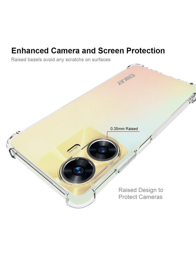 ENKAY Case For Realme C55 4G Clear TPU Shockproof Anti-slip Phone Case - Image 3