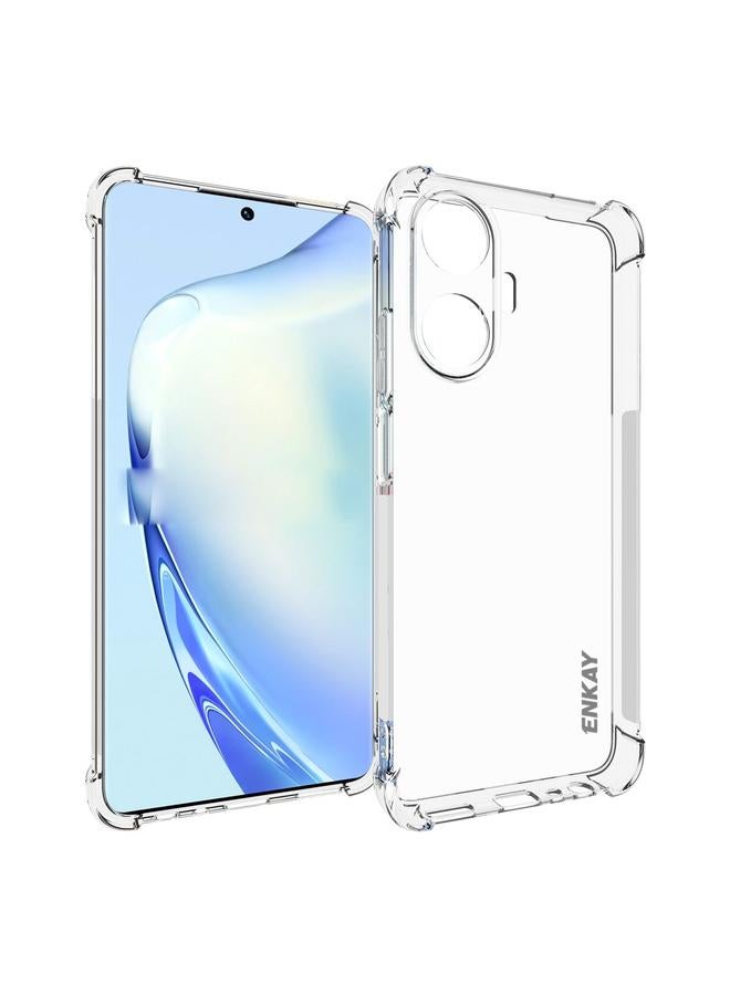 ENKAY Case For Realme C55 4G Clear TPU Shockproof Anti-slip Phone Case - Image 1
