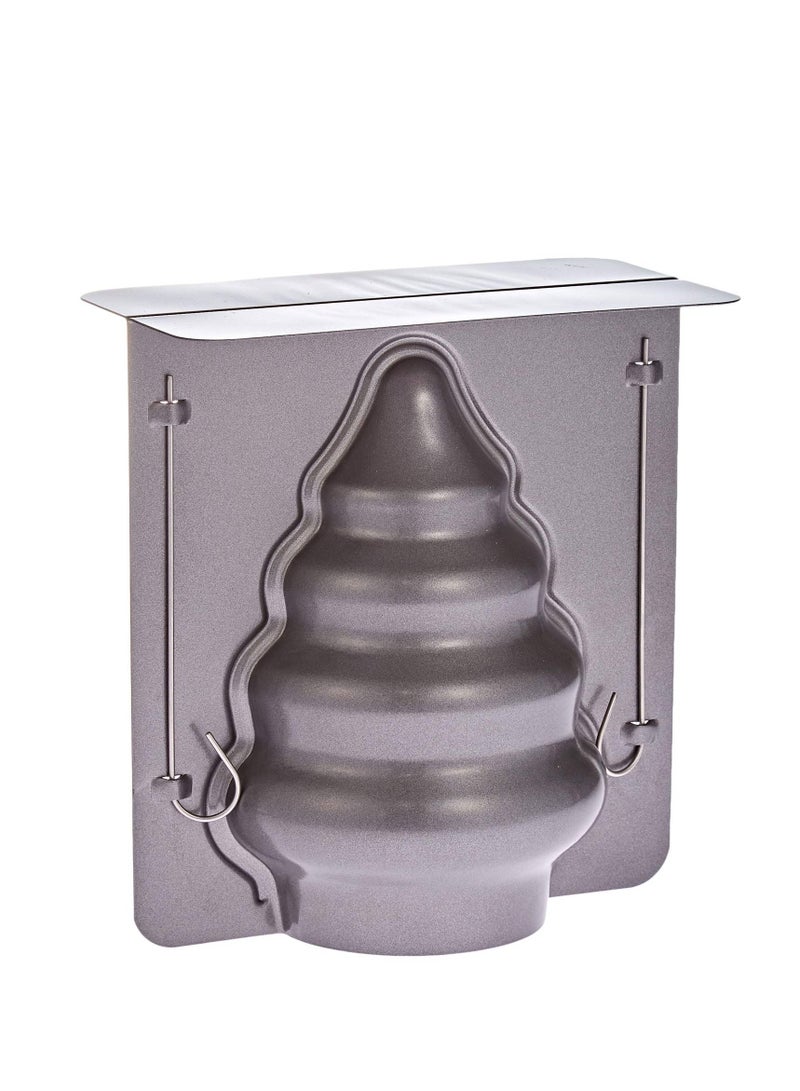 Morlife Non-stick 3-Tier Tree Cake Pan  Black 3D Cake Mold Baking  Tree Mould 20.3 * 19.3 * 10CM, - Image 1