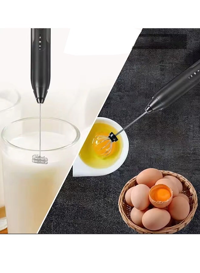 Wireless Milk Frothers Electric Handheld Blender Electrical Mini Coffee Maker Whisk Mixer With USB For Coffee Cappuccino Cream  - Image 4
