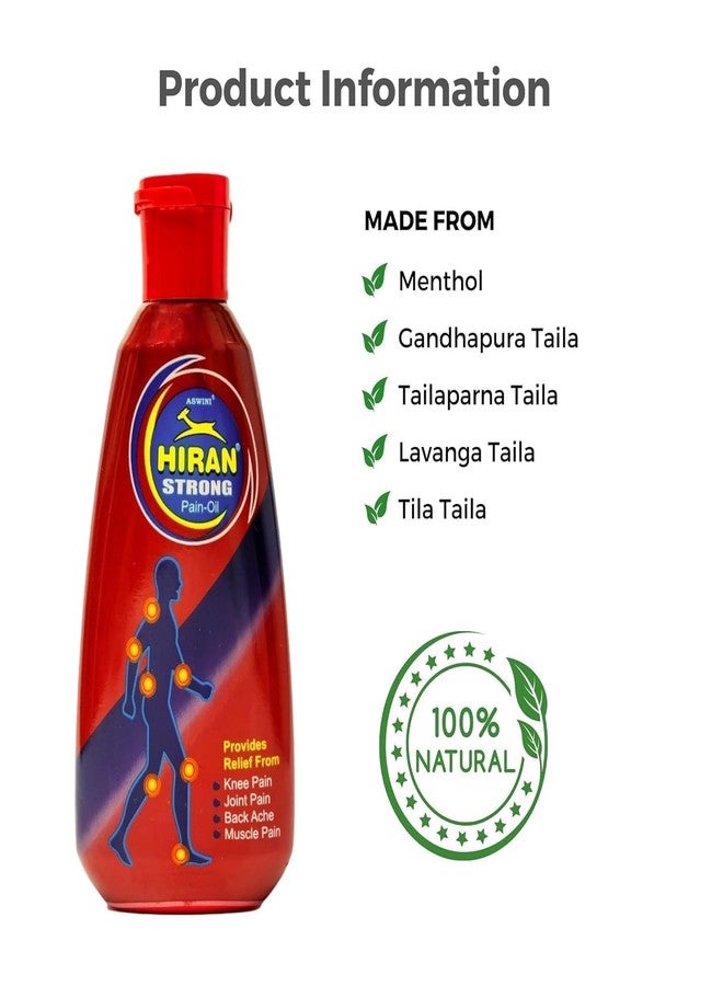 Aswini Strong Pain Relief Oil 70ml (Pack of 3), Back & Joint Pain ayurvedic tel, Long Lasting Relief, kamar dard tel, Joint pain Relief Oil for Daily Use - Image 5