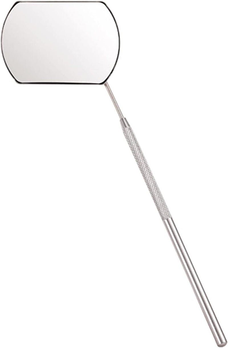 klarako Eyelash Tools, Stainless Steel Mirror for Checking Eyelash Extension Applying Eyelash Tools Salon Home Use - Silver - Image 3