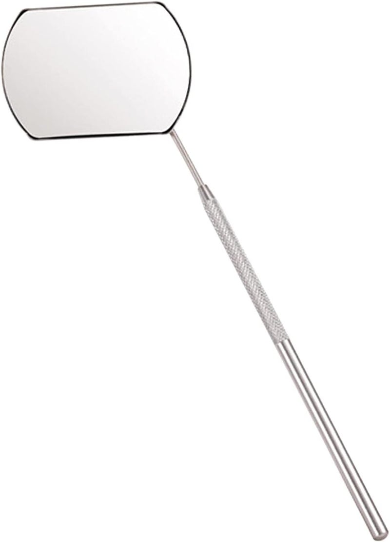 klarako Eyelash Tools, Stainless Steel Mirror for Checking Eyelash Extension Applying Eyelash Tools Salon Home Use - Silver - Image 5
