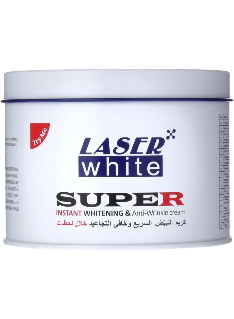 ليزر وايت كريم التبييض السريع و خافي التجاعيد