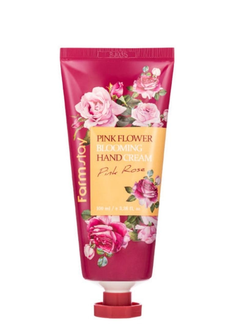 Farm Stay Pink Flower Pink Rose Hand Cream 100ml - Image 1