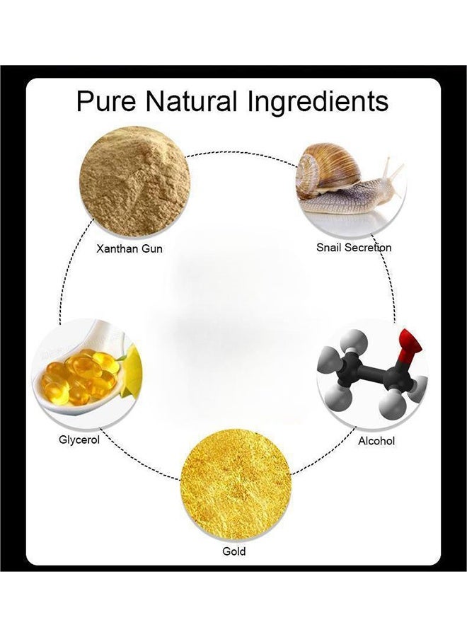 24كاي جولد 24 ك قناع الوجه الذهبي 220 مل، تنظيف المسام وإزالة الرؤوس السوداء وحب الشباب تقشير قناع الوجه، تحسين الجلد الجاف وخطوط جميلة، قناع الترطيب - Image 5