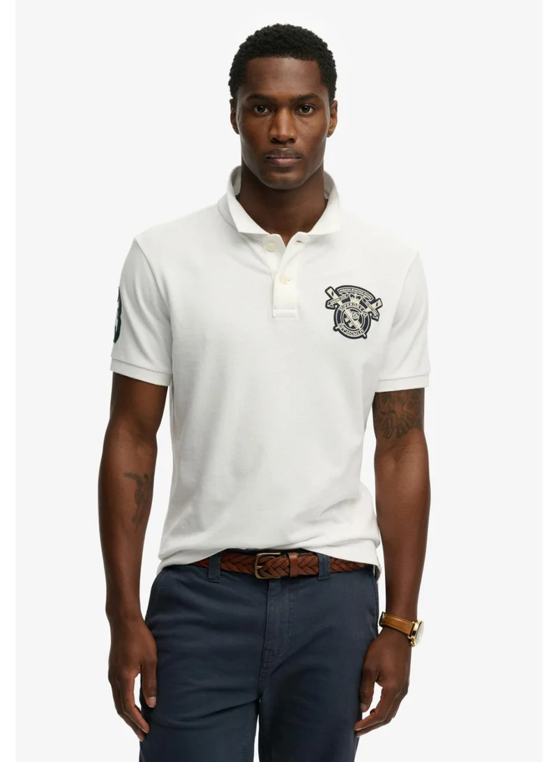 Crest Polo Top