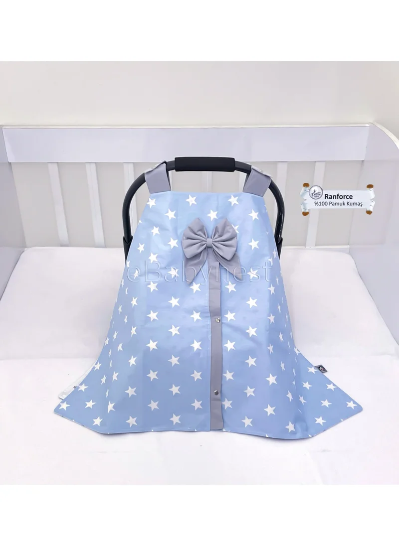 Ebabynest Big Star Series Blue Gray Stroller Cover