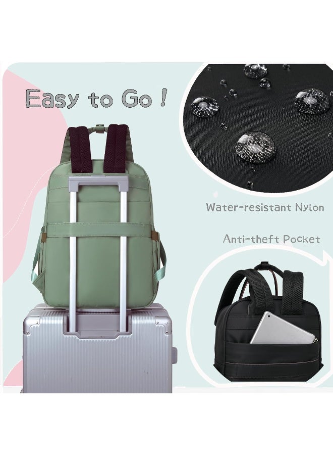 LORADI 18 Pockets Diaper Bag Backpack with Waterproof Pockets and Stroller Buckle - Image 5
