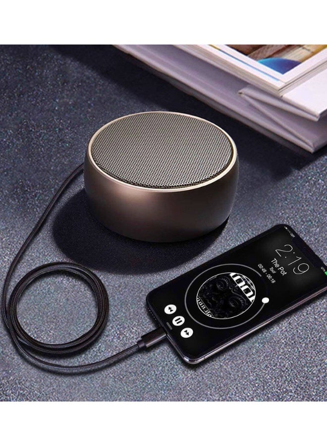 Lightning to 3.5mm Audio Cable Compatible with iPhone 13/12/11/XR/XS/X/8/7/6 Plus/SE 2, iPad (Black) - Image 3