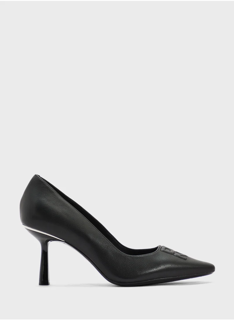 دكني Nella Close Toe Mid Heel Pumps