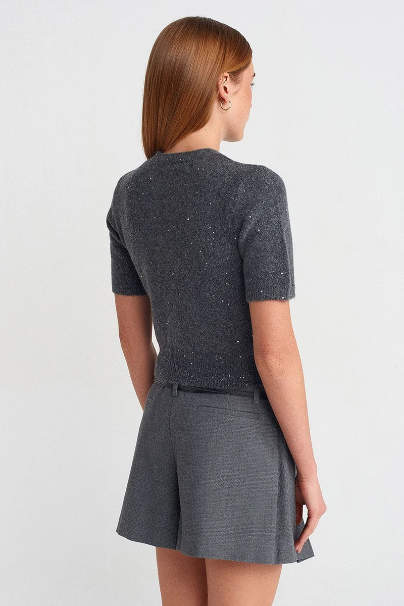 Dilvin Light Grey DILVIN Women's Wool Blend Sweater for Women | Best Price UAE