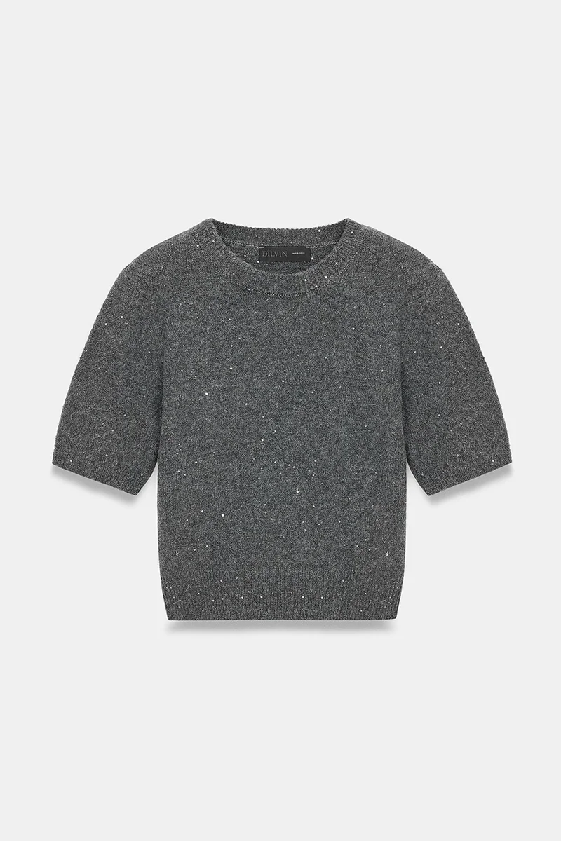Dilvin Light Grey DILVIN Women's Wool Blend Sweater for Women | Best Price UAE