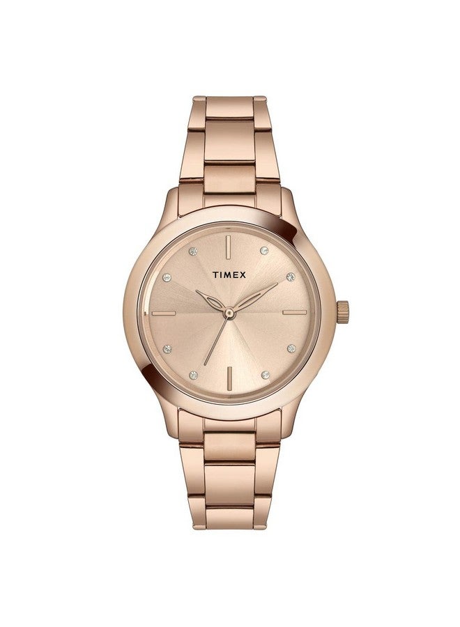 تيميكس ساعة تايمكس انالوج بمينا وردية للنساء - TWEL98SMU07 - Image 1