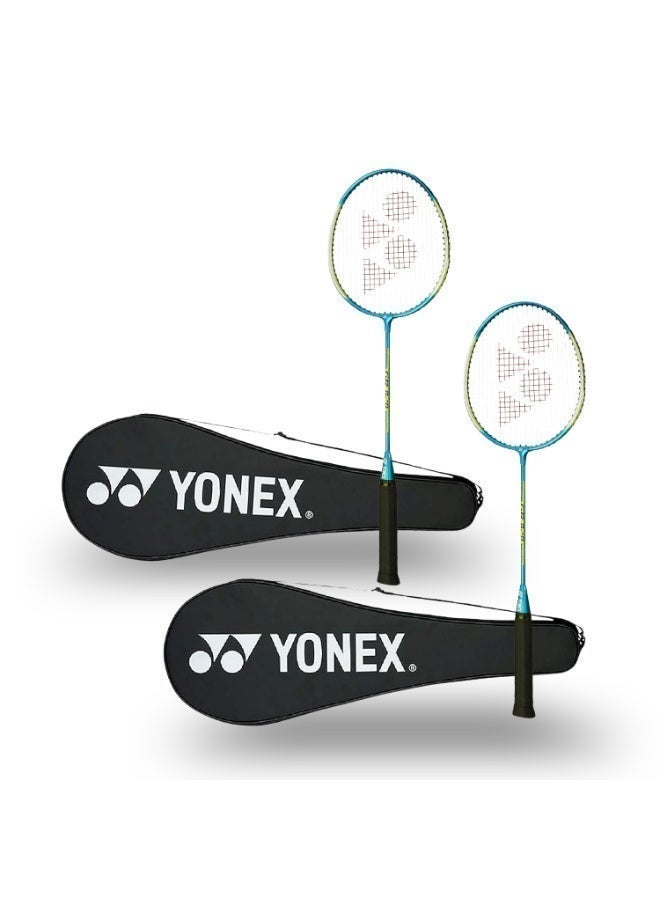 Yonex GR 020 -2-Player Badminton Set | Includes 2 Aluminum Rackets, 2 Carry Bag | Lightweight & Durable | Ideal for Beginners & Recreational Play - Image 1