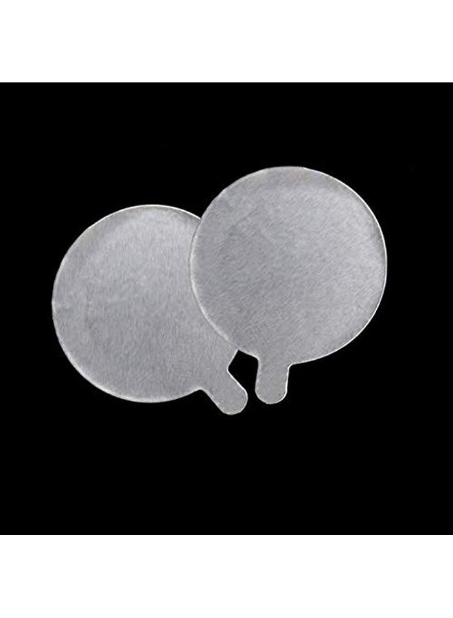 LASSUM Disposable Eyelash Extension Adhesive Aluminum Foil Glue Pallet Sticker Pads 2.1 Cm (300 Pieces,10 Sheets) - Image 5