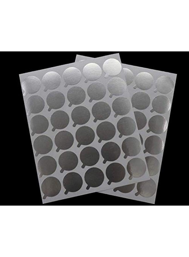 LASSUM Disposable Eyelash Extension Adhesive Aluminum Foil Glue Pallet Sticker Pads 2.1 Cm (300 Pieces,10 Sheets) - Image 3