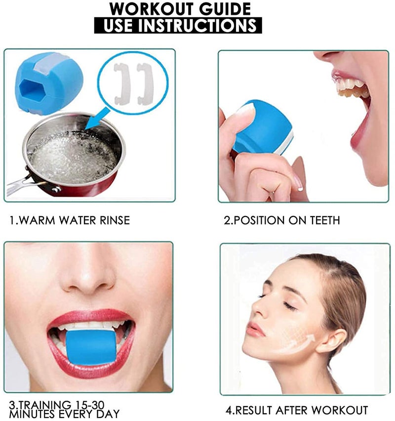 Citaaz Citaaz Jaw Exerciser Ball Neck Toning Exerciser Double Chin Exercise Device Face Slim Jawline Shaper Facial Exerciser Ball for Men and Women Define Your Jawline with Mouth Exerciser  - Image 2