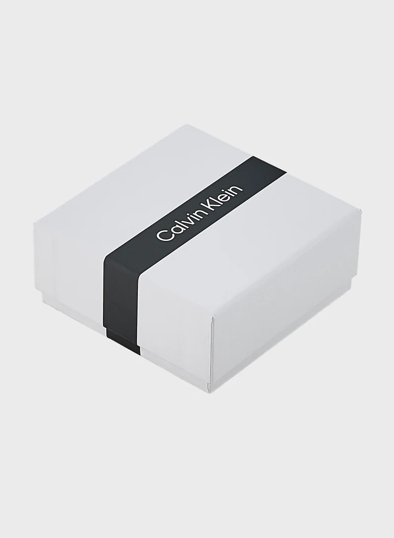 CALVIN KLEIN Twisted Bezel Solitaire Stud