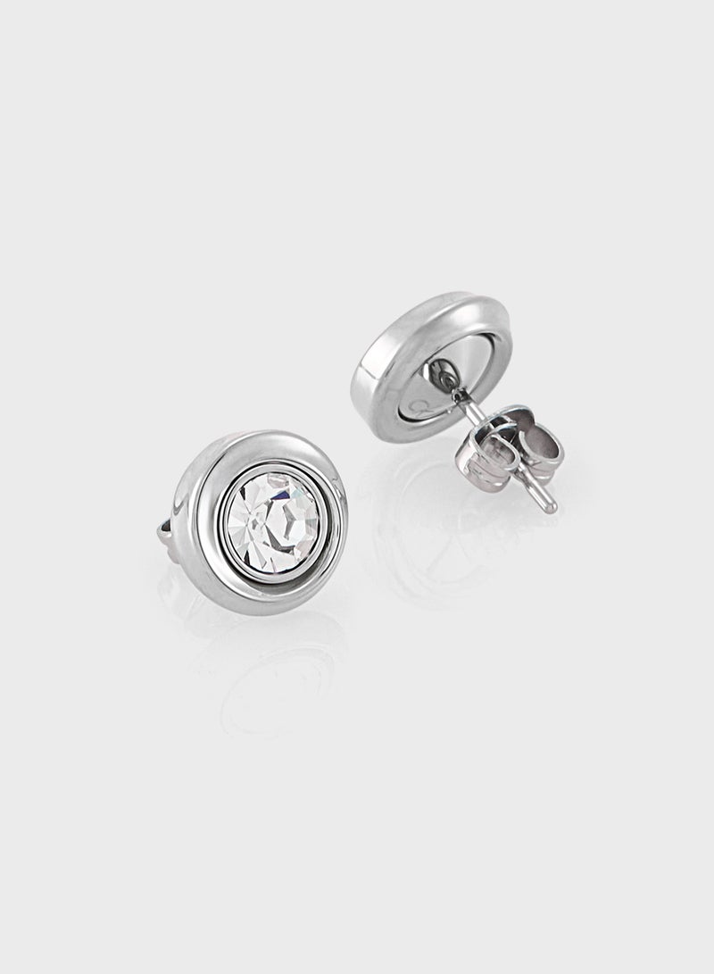 CALVIN KLEIN Twisted Bezel Solitaire Stud  - Image 2