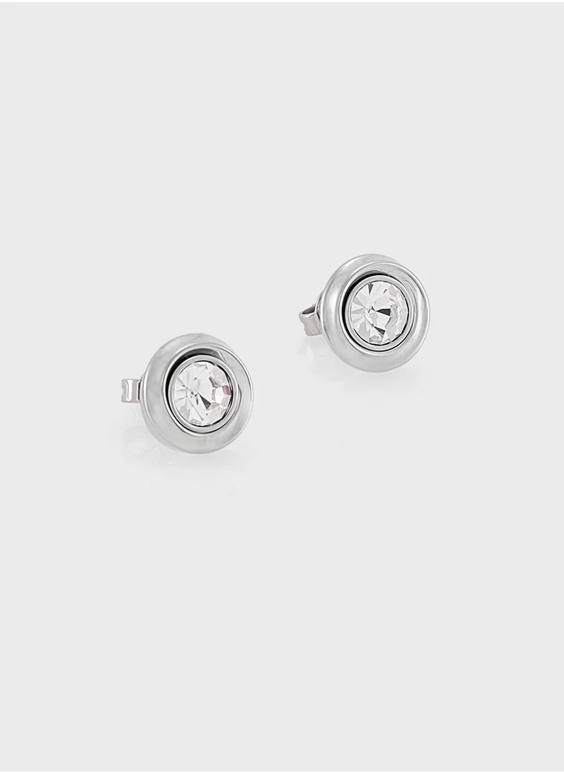 CALVIN KLEIN Twisted Bezel Solitaire Stud