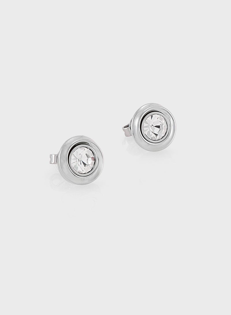 CALVIN KLEIN Twisted Bezel Solitaire Stud  - Image 1