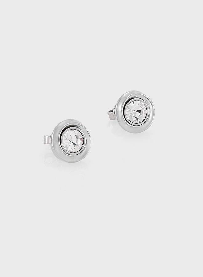 CALVIN KLEIN Twisted Bezel Solitaire Stud - Image 1