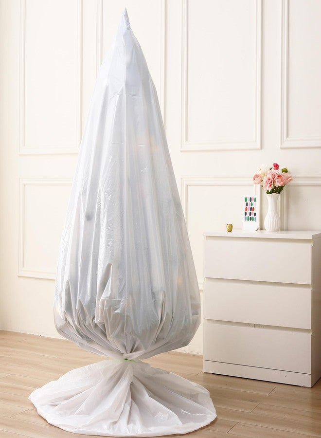 Liyaomix Jumbo Christmas Tree Removal Bag, White Extra Large 6ft Width x 9ft Tall Christmas Tree Disposal Bag Waterproof for Upright Storage - Image 5