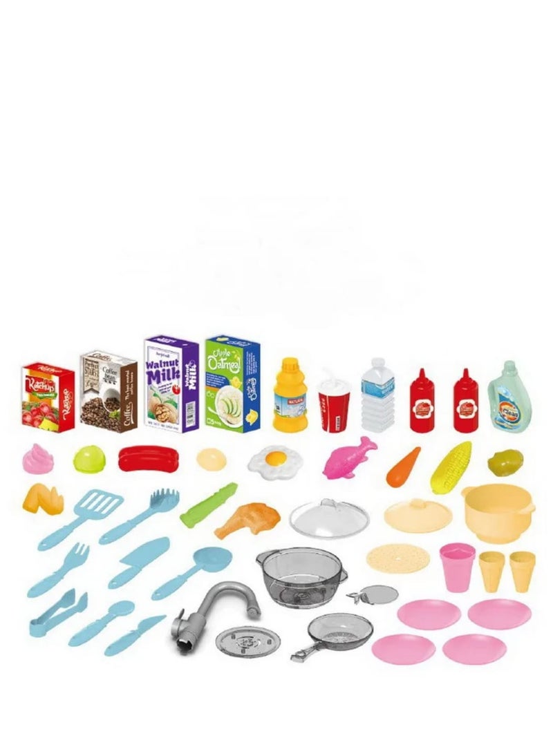 لعبة مطبخ اطفال -65 قطعة - Image 3
