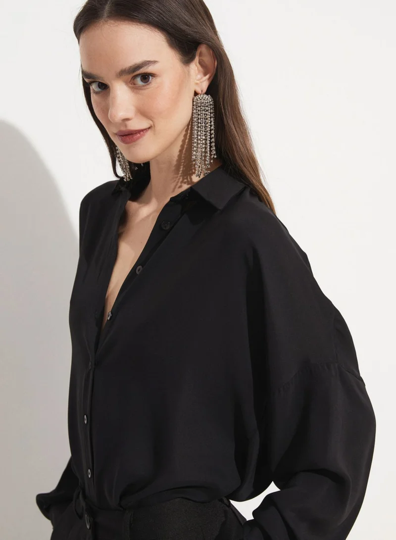 JUNE Button Detail Shirt