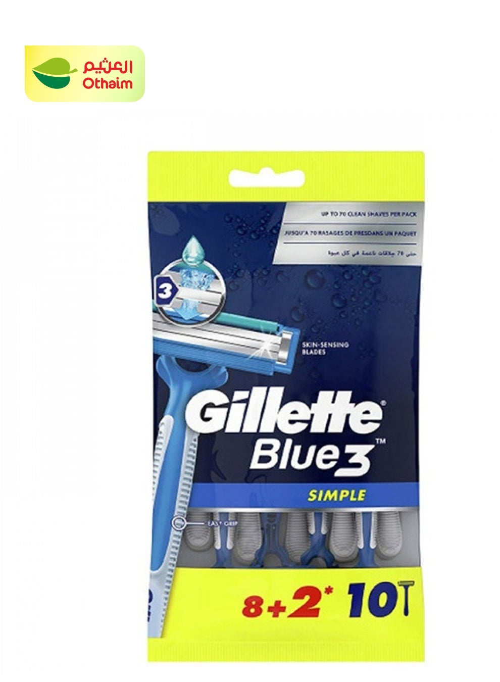 gillette blue 3 simple 1s