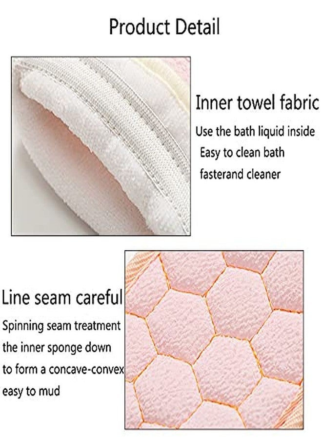 DERIKO 3-in-1 Bath & Shower Scrubber Set - Exfoliating Back Scrubber, Deep Cleaning Gloves, Loofah Sponge for Bathing & Skin Care Essentials - Image 3