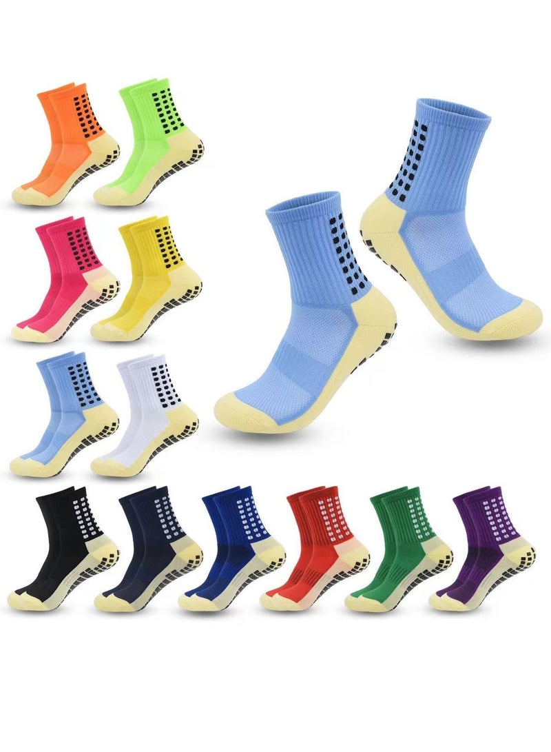 Laseta 12packs  football socks set,color mix - Image 1
