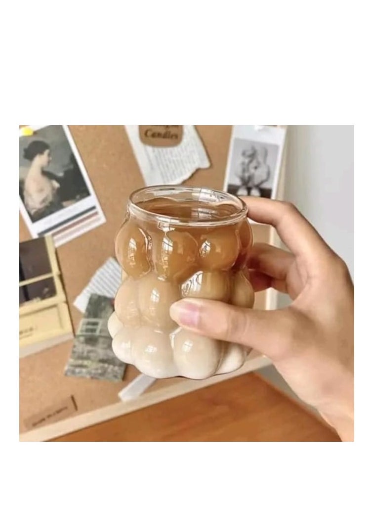Generic - Coffee tea cup dessert grape shape Korean water cups 350ml - Image 1