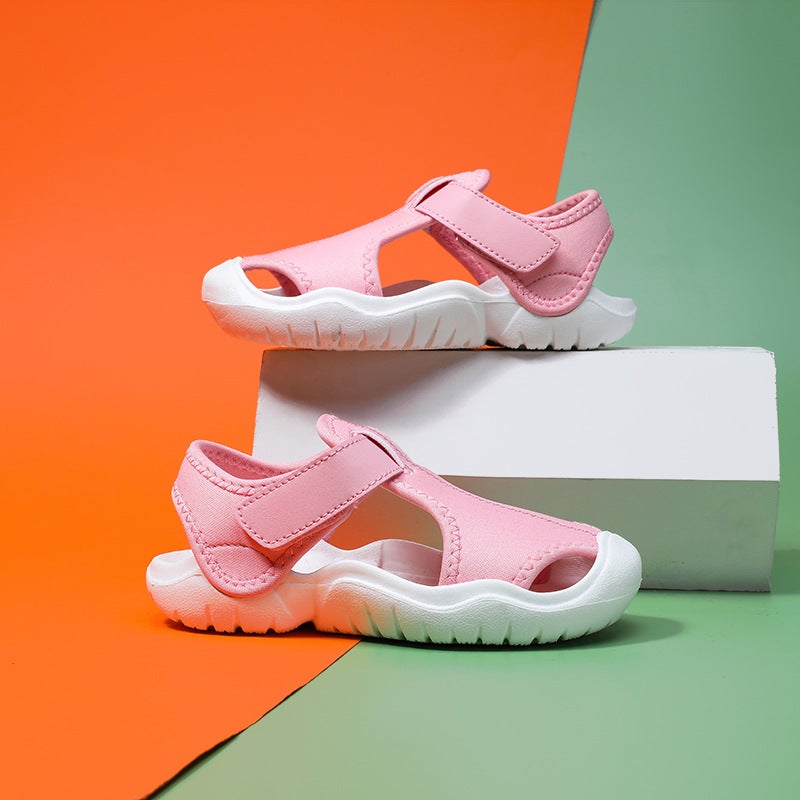 2024 High Elastic Soft Bottom Children'S Sandals Summer Outdoor Open Toe Sandals Boys And Girls Climbing Upstream Beach Shoes - Image 3